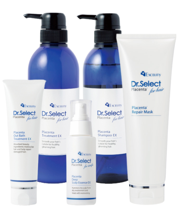 Dr.Select Excelity Placenta – intensyvaus plaukų atkūrimo rinkinys